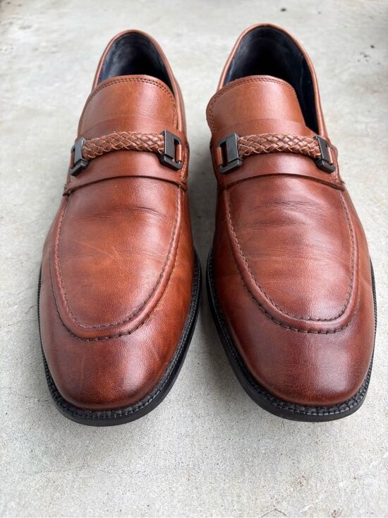 Cole Haan Warner Grand Bit Loafers Mens Brown Leather Dress Shoes Slip On 10.5 main image 8
